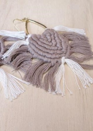 Macrame Fringe Earrings | Shop Bali Queen