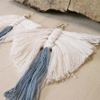 Macrame Angel Wing Earrings | Shop Bali Queen