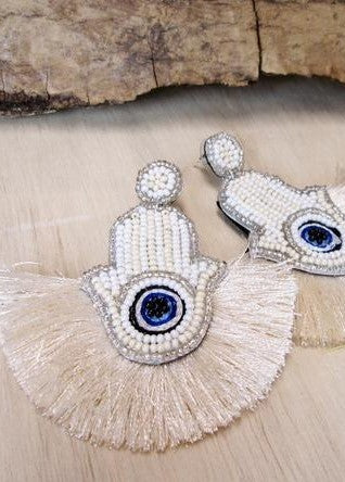 Hamsa Fan Earring | Shop Bali Queen