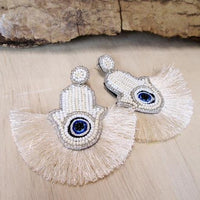 Hamsa Fan Earring | Shop Bali Queen
