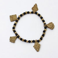 India Charm Alloy Stretch Bracelet