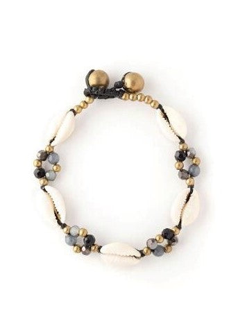 Crystal Cowrie Bracelet 4-Pack