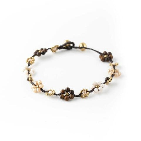 Crystal Flower Anklet 5 Pack | Shop Bali Queen