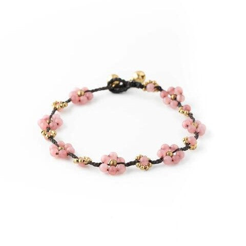 Crystal Flower Anklet 5 Pack | Shop Bali Queen