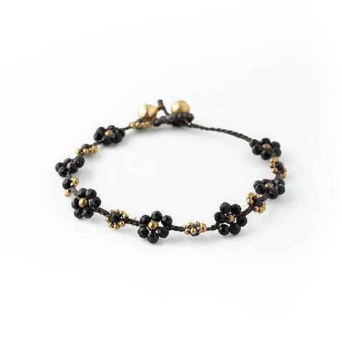 Crystal Flower Anklet 5 Pack | Shop Bali Queen