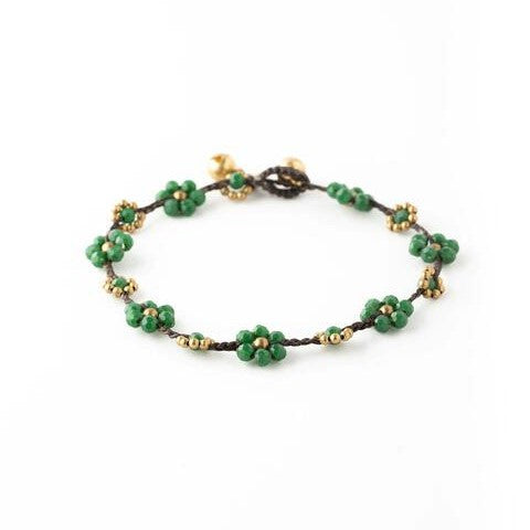 Crystal Flower Anklet 5 Pack | Shop Bali Queen