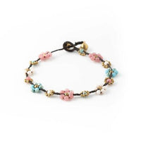 Crystal Flower Anklet 5 Pack | Shop Bali Queen