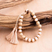 Wood and Crystal Bracelet | Shop Bali Queen