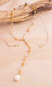 Choker Pearl Lariat Necklace | Shop Bali Queen