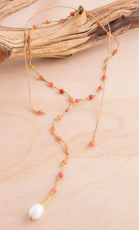 Choker Pearl Lariat Necklace | Shop Bali Queen