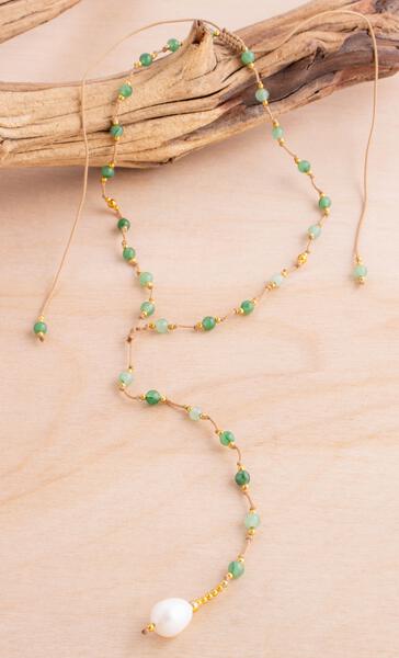 Choker Pearl Lariat Necklace | Shop Bali Queen