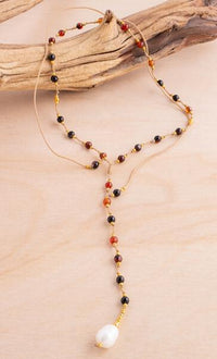 Choker Pearl Lariat Necklace | Shop Bali Queen