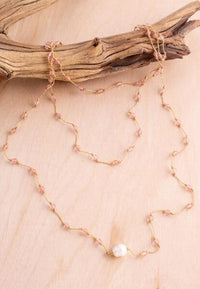 Agate & Pearl Layering Necklace