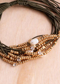 Glitz & Pearl Pull Bracelet | Shop Bali Queen