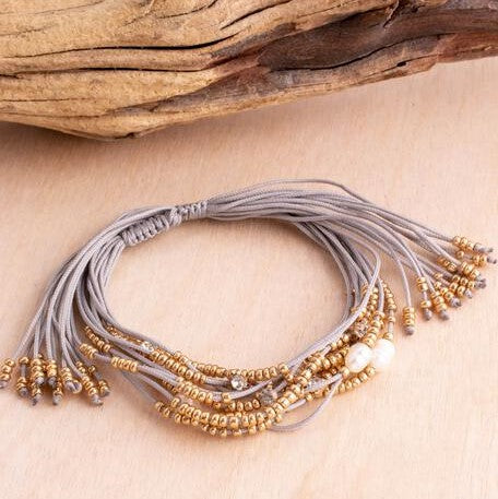 Glitz & Pearl Pull Bracelet | Shop Bali Queen