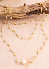 Agate & Pearl Layering Necklace | Shop Bali Queen