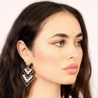 Mumbai Chevron Earrings