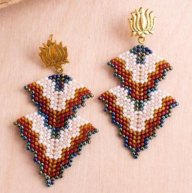 Mumbai Chevron Earrings