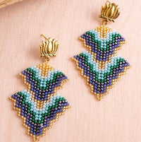 Mumbai Chevron Earrings