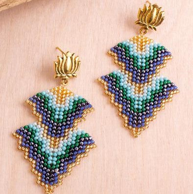 Mumbai Chevron Earrings