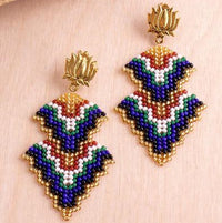 Mumbai Chevron Earrings