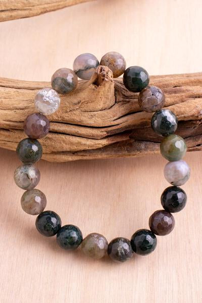 Crystal Stone Stretch Bracelet 8mm | Shop Bali Queen