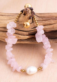 Sandstone Pearl Bracelet