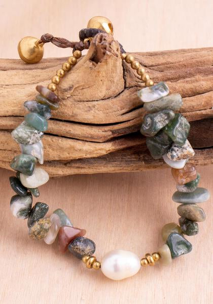 Sandstone Pearl Bracelet | Shop Bali Queen