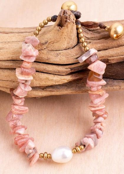 Sandstone Pearl Bracelet | Shop Bali Queen