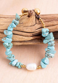 Sandstone Pearl Bracelet | Shop Bali Queen