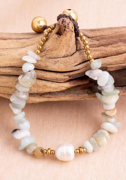Sandstone Pearl Bracelet | Shop Bali Queen