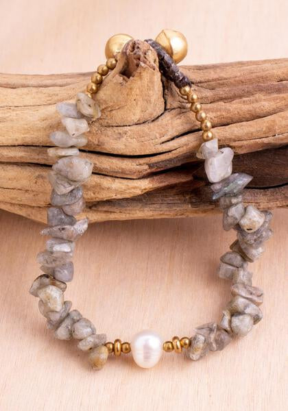 Sandstone Pearl Bracelet | Shop Bali Queen