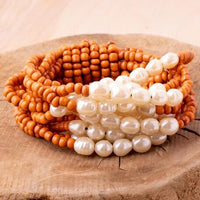 Desert Pearl Stretch Bracelet