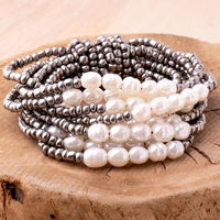 Desert Pearl Stretch Bracelet