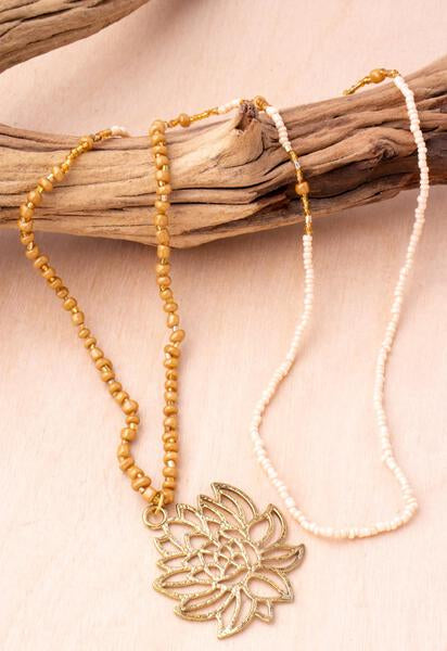 Leaping Lotus Necklace