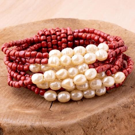 Desert Pearl Stretch Bracelet