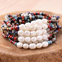 Desert Pearl Stretch Bracelet