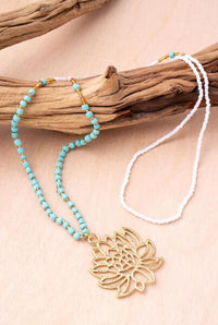 Leaping Lotus Necklace