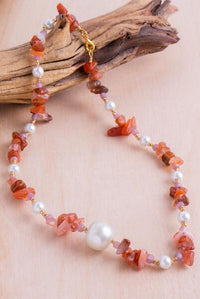 Mother of Pearl & Stone Choker | Shop Bali Queen