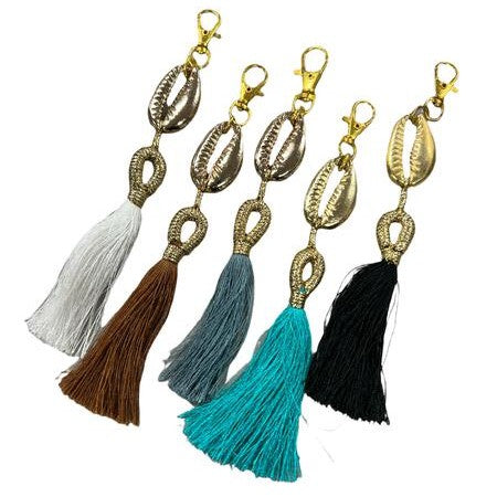 Gold Shell Keychain
