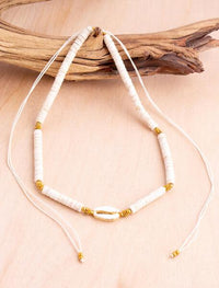 Enamel Gold Cowrie Choker | Shop Bali Queen