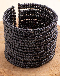 Solid Beaded Cuff | Shop Bali Queen