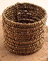 Solid Beaded Cuff | Shop Bali Queen