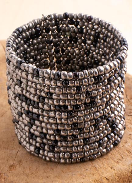 Solid Beaded Cuff | Shop Bali Queen