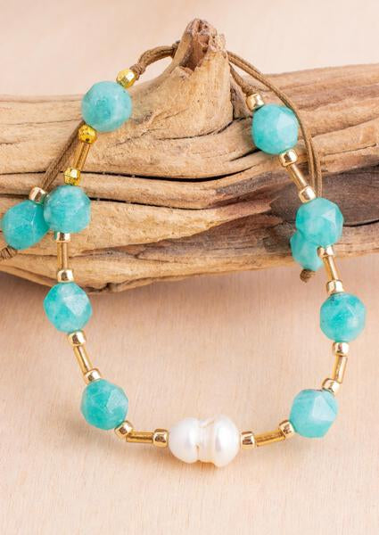 Audrey Pearl Pull Bracelet | Shop Bali Queen