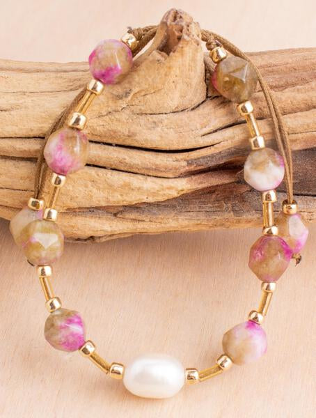 Audrey Pearl Pull Bracelet