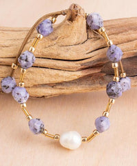 Audrey Pearl Pull Bracelet