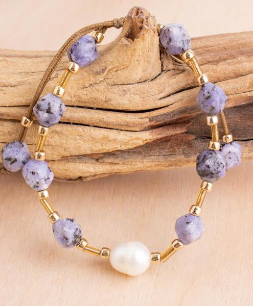 Audrey Pearl Pull Bracelet | Shop Bali Queen
