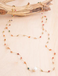 Agate & Pearl Layering Necklace