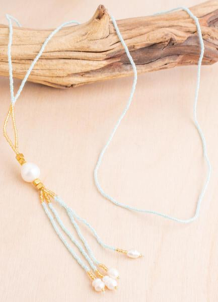 Drops of Pearl Necklace | Shop Bali Queen